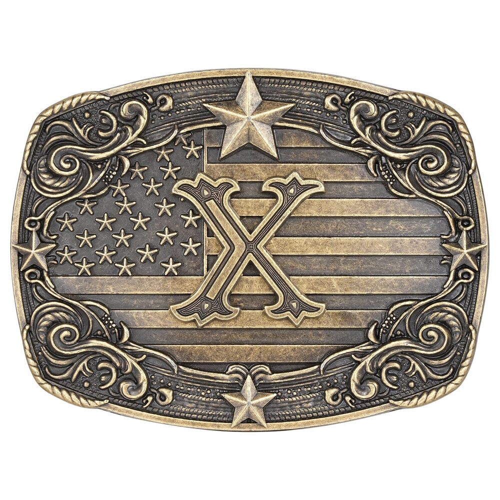 9699 Western Belt Buckle Initial Letter ABCDJRM to Z Rodeo Cowboy Belt